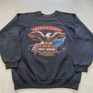 80s harley davidson ハーレーダビットソン スウェットブラック