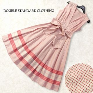 DOUBLE STANDARD CLOTHING - ダブルスタンダードクロージング ✿ チェック フレア ワンピース ノースリーブ