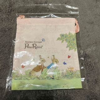 ピーターラビット(PETER RABBIT（TM）)のピーターラビット　巾着（18×15）(日用品/生活雑貨)