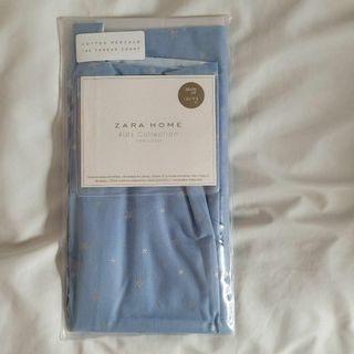 ザラホーム(ZARA HOME)の⭐️未使用⭐️ZARA HOME ザラホーム 枕カバー 赤ちゃん  星柄 水色(枕)