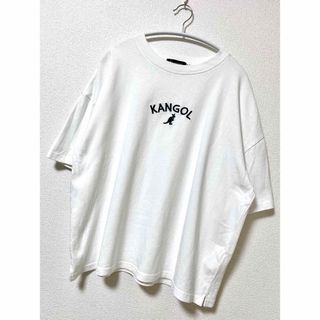 カンゴール(KANGOL)のKANGOL ロゴTシャツ 半袖  ユニセックス M 白(Tシャツ(半袖/袖なし))