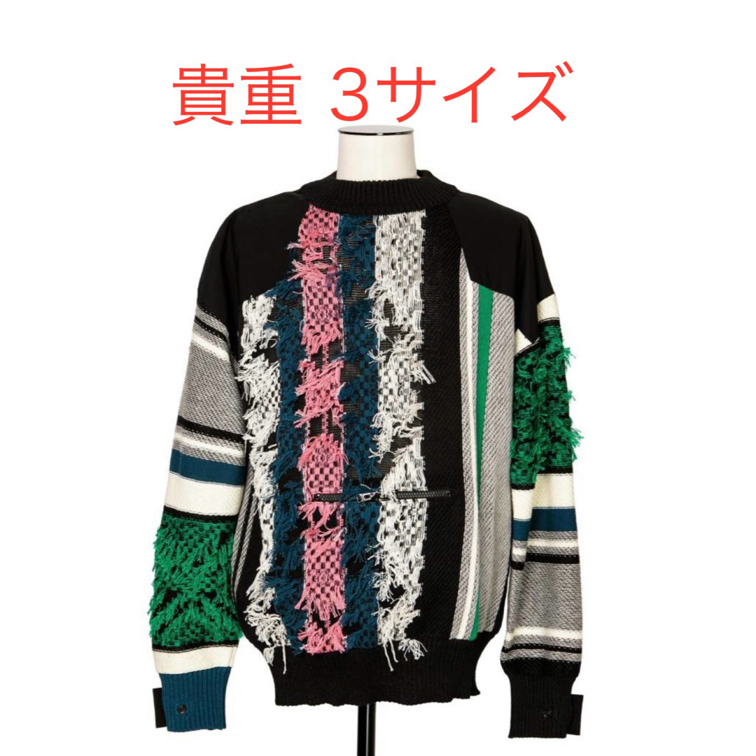 貴重サイズ Knit Pullover ラグ ジャカード ニットプルオーバー 貴重サイズ Knit Pullover ラグ ジャカード ニットプルオーバー
