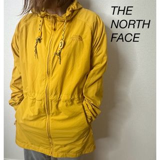 ザノースフェイス(THE NORTH FACE)のTHE NORTH FACE マウンテンパーカー　イエロー　レディース　ロング丈(ナイロンジャケット)