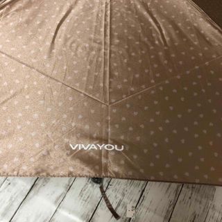 【新品未使用】VIVAYOU折りたたみ傘ブラウン