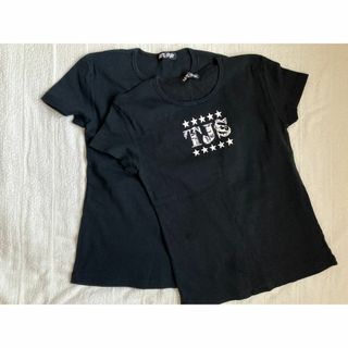 女の子　Tシャツ　黒　２着　130CM (Tシャツ/カットソー)