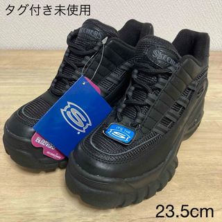 スケッチャーズ(SKECHERS)のSKECHERS スケッチャーズ レディース スニーカー BLACK 黒 厚底(スニーカー)