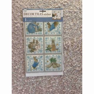 ピーターラビット(PETER RABBIT（TM）)のPETER RABBIT ピーターラビットタイルステッカー 新品(キャラクターグッズ)