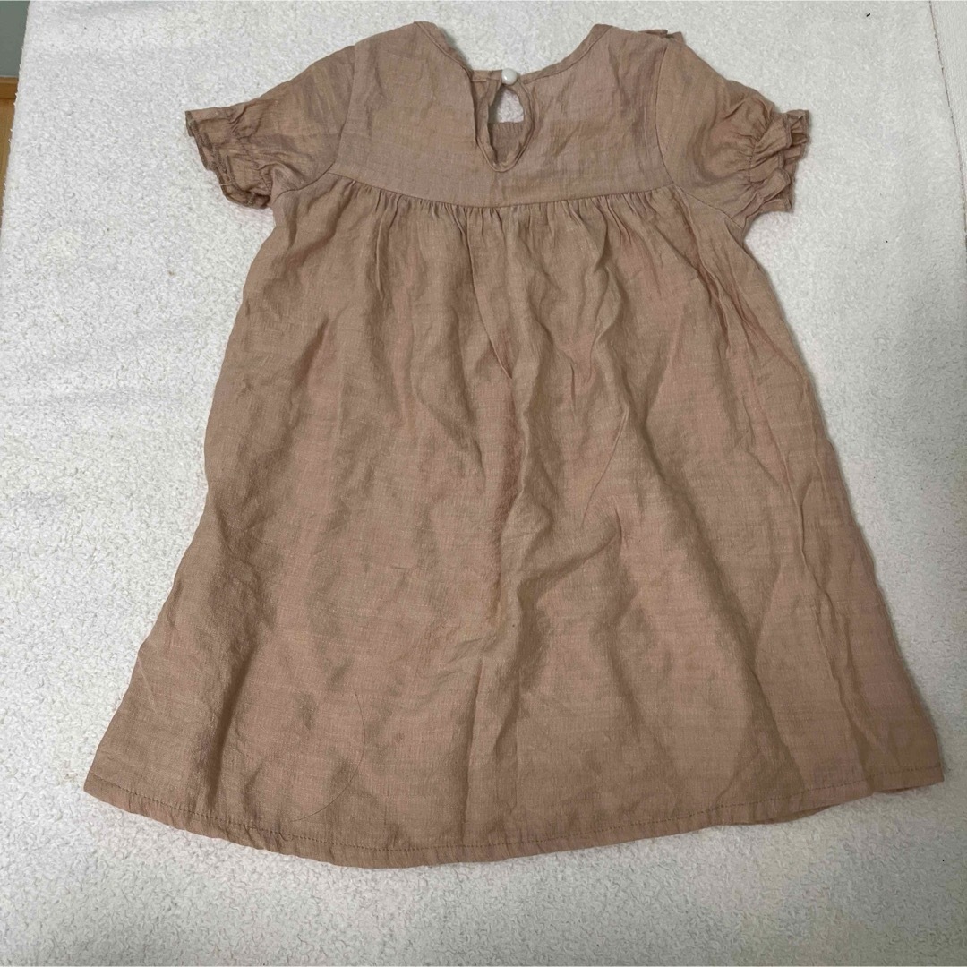 SHEIN(シーイン)のSHEIN 女の子　キッズ　100 刺繍　襟　 キッズ/ベビー/マタニティのキッズ服女の子用(90cm~)(ワンピース)の商品写真