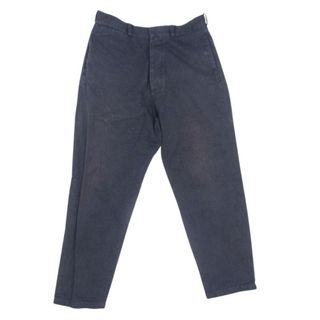 ヤエカ(YAECA)のYAECA ヤエカ 17654 CHINO CLOTH PANTS WIDE TAPERED ワイド テーパード チノ パンツ ダークネイビー系 32【中古】(その他)