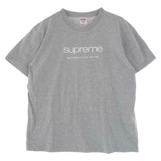 シュプリーム(Supreme)のSupreme シュプリーム Ｔシャツ 20SS  Shop Tee NEW YORK CITY ショップティーニューヨーク シティ 半袖 Tシャツ グレー系 M【中古】(シャツ)