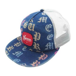 シュプリーム(Supreme)のSupreme シュプリーム キャップ Gradient Jacquard Denim Mesh5-Panel デニム メッシュ トラッカー キャップ インディゴブルー系【中古】(その他)