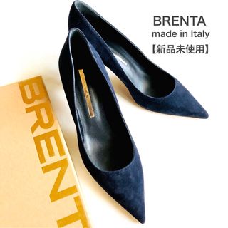 アパルトモンドゥーズィエムクラス(L'Appartement DEUXIEME CLASSE)の【新品未使用】BRENTA 37ハーフ 濃紺(24.0-24.5)(ハイヒール/パンプス)