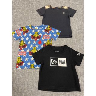 HYSTERIC GLAMOUR - 子供　バーバリー　ニューエラ　ヒステリックグラマー  Tシャツ　3点セット　90