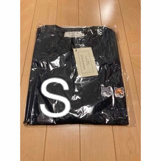 14 S メゾンキツネ　ダブルフォックス　半袖Tシャツ　ネイビー