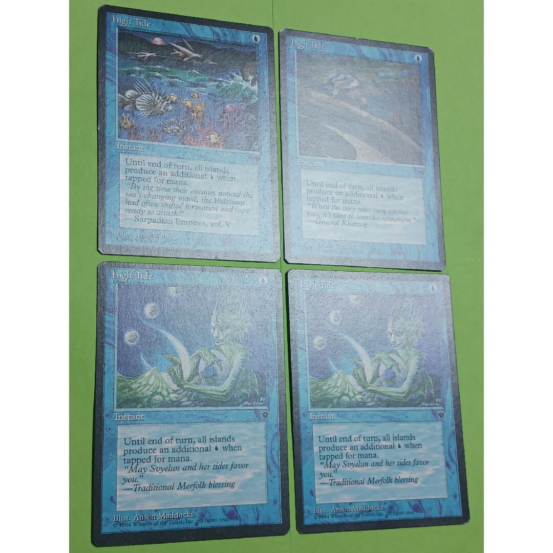 マジック:ザ・ギャザリング - MTG high Tide 4枚(バラ売りOK)の マジック:ザ・ギャザリング - MTG high Tide 4枚(バラ売りOK)の