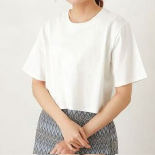 センスオブプレイスバイアーバンリサーチ(SENSE OF PLACE by URBAN RESEARCH)のセンスオブプレイス　USAコットンクロップドTシャツ(半袖)(Tシャツ(半袖/袖なし))