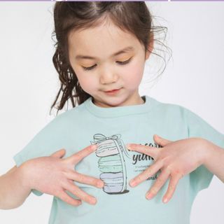 ブランシェス(Branshes)の女の子　半袖　Tシャツ　branshes 110 新品未使用(Tシャツ/カットソー)