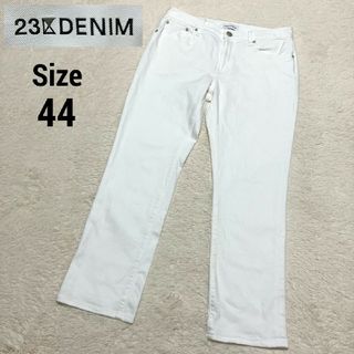 23区 - ★美品★23区DENIM ストレート ストレッチデニムパンツ サイズ44 2XL