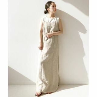 プラージュ(Plage)のPlage Linen キャミ ワンピース　ナチュラル 38(ロングワンピース/マキシワンピース)