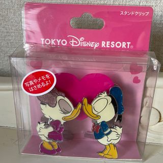 ディズニー(Disney)のドナルド　デイジー　写真立てクリップ(キャラクターグッズ)