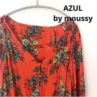 アズールバイマウジー(AZUL by moussy)のAZUL by moussyブーケ柄ガウン 250AAW30-J267 (その他)