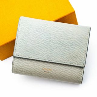 セリーヌ(celine)の★美品★ セリーヌ 折り財布 スモールトリフォード ウォレット ミネラル(財布)