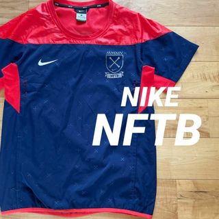 ナイキ(NIKE)の★NFTB NIKEナイキ裏地付半袖トレーニングシャツピステシャツSサイズ(ウェア)