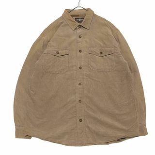 Levi's - リーバイス コーデュロイシャツジャケット 裏フリース ベージュ ロゴタグn72