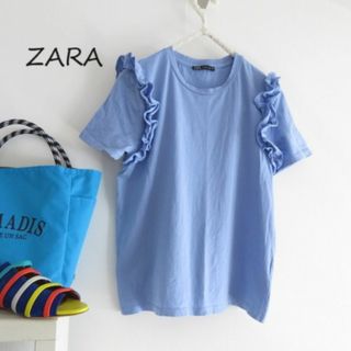 ザラ(ZARA)のZARA ザラ　Tシャツ　L(Tシャツ(半袖/袖なし))