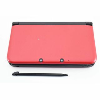 ニンテンドー3DS(ニンテンドー3DS)の【G0283】ニンテンドー3DS LL レッド×ブラック FW:11.10(携帯用ゲーム機本体)