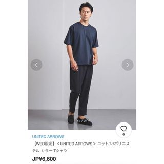 ユナイテッドアローズ(UNITED ARROWS)の【UNITED ARROWS】【美品】無印Tシャツ(Tシャツ/カットソー(半袖/袖なし))