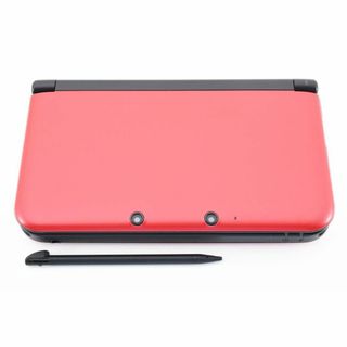 ニンテンドー3DS(ニンテンドー3DS)の【G0307】ニンテンドー3DS LL レッド×ブラック FW:8.1(携帯用ゲーム機本体)