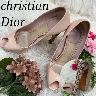 クリスチャンディオール(Christian Dior)のクリスチャンディオール レディース ハイヒール エナメル 23.5cm ピンク(ハイヒール/パンプス)