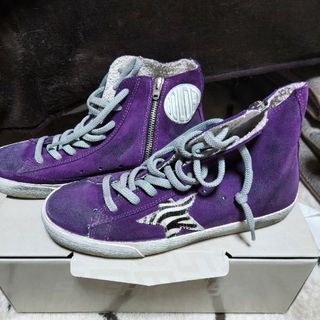 ゴールデングース(GOLDEN GOOSE)の新品未使用　GoldenGoose FLANCY 38サイズ　パープル(スニーカー)