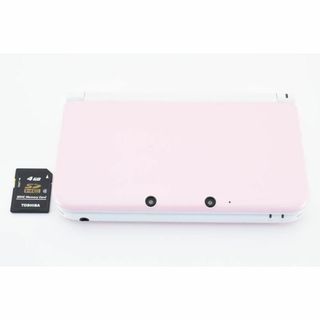 ニンテンドー3DS(ニンテンドー3DS)の【G0311】ニンテンドー3DS LL ピンク×ホワイト FW:11.7(携帯用ゲーム機本体)