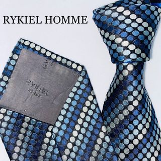 リキエルオム(RYKIEL HOMME)のRYKIEL HOMME ソニアリキエル　シルクネクタイ　高級　日本製　ドット柄(ネクタイ)