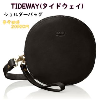 TIDEWAY - タイドウェイ] MARU SHOULDER M NUME ショルダーバッグ　黒