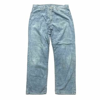 リーバイス(Levi's)のリーバイス521 W34 コーデュロイパンツ ストレート ブルー v79(デニム/ジーンズ)