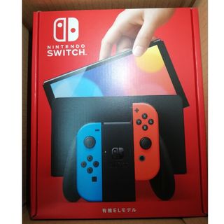 ニンテンドースイッチ(Nintendo Switch)のSwitch本体　有機ELモデル ネオン★新品未開封★保護フィルム付★(家庭用ゲーム機本体)