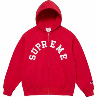 Supreme - Supreme x Champion Zip Up Hooded Sweat M