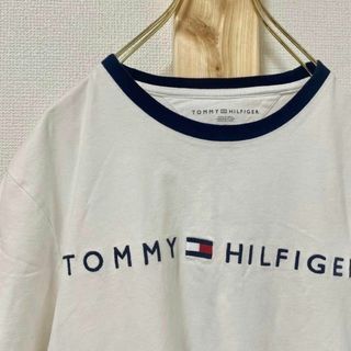 トミーヒルフィガー(TOMMY HILFIGER)のTOMMY HILFIGER メンズ　半袖リンガーTシャツ　M C2X(Tシャツ/カットソー(半袖/袖なし))