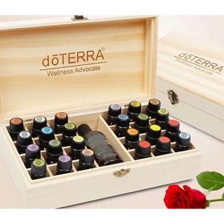 doTERRA - アロマエッセンシャルオイル収納ウッドボックス木箱