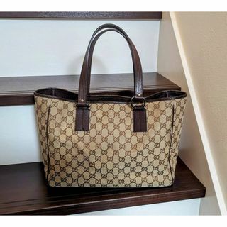 Gucci - 廃盤レア！通勤、通学に！GGキャンバス トート