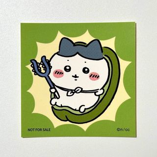 チイカワ(ちいかわ)のちいかわらんど ノベルティ オリジナルステッカー ハチワレ(キャラクターグッズ)