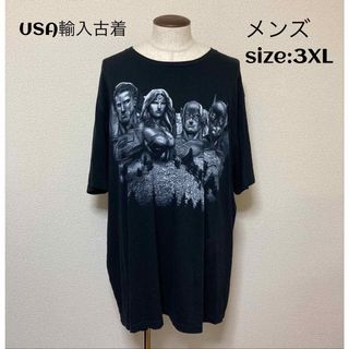 ヒーローTシャツ USA輸入古着 3XL(Tシャツ/カットソー(半袖/袖なし))