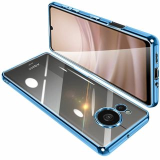 【サイズ:AQUOSsense7_色:ブルー】AQUOS Sense7 ケース (その他)