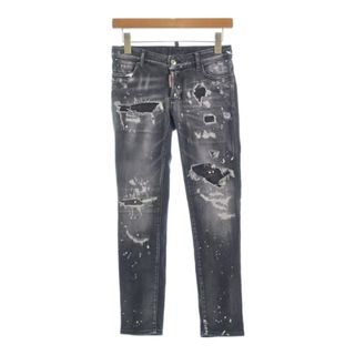 DSQUARED ディースクエアード デニムパンツ 36(S位) グレー 【古着】【中古】(デニム/ジーンズ)