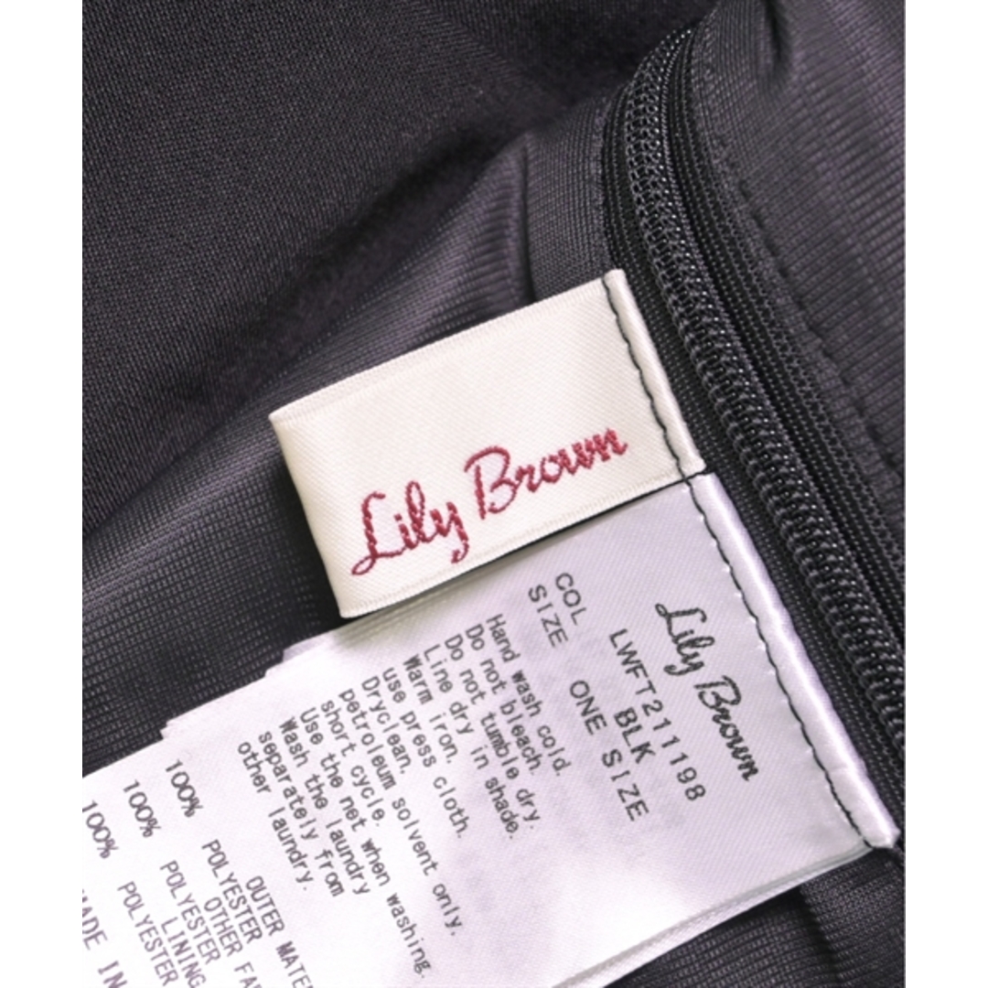 Lily Brown(リリーブラウン)のLILY BROWN リリーブラウン ブラウス F 黒 【古着】【中古】 レディースのトップス(シャツ/ブラウス(長袖/七分))の商品写真
