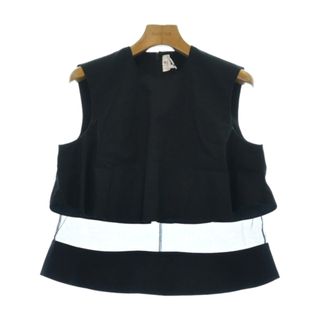 ノワールケイニノミヤ(noir kei ninomiya)のnoir kei ninomiya ノワール　ケイ　ニノミヤ ブラウス XS 黒 【古着】【中古】(シャツ/ブラウス(長袖/七分))