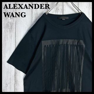 アレキサンダーワン(Alexander Wang)の【超人気デザイン】アレキサンダーワン☆バーコードロゴTシャツ サイズ46 即完売(Tシャツ/カットソー(半袖/袖なし))